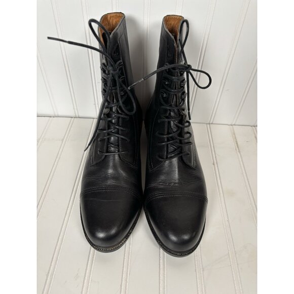 Ariat  Boot Mens 10 D Paddock Lace Up Black Equestrian Riding Gorpcore Leather main image 9